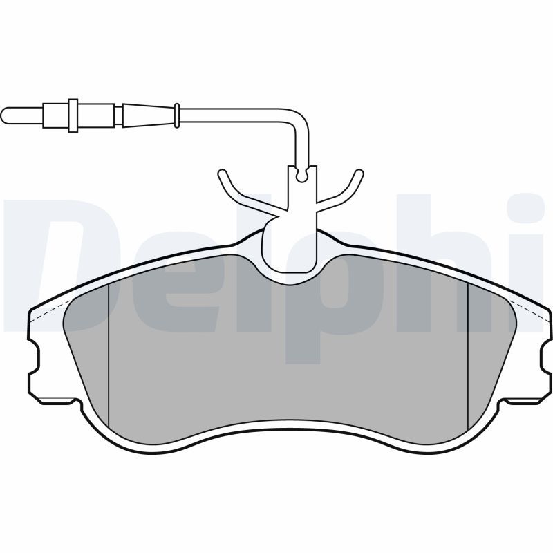 Brake Pad Set, disc brake   WVA:23124 23125|mit Zubehör|in|2-5 munkanapos szállítás 13:30-ig rendelve 2025.1