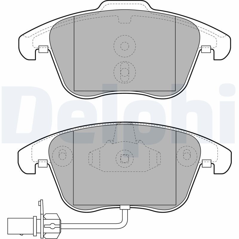 Brake Pad Set, disc brake  AUDI A4 A5 RANGE ROVER III WVA:24705 24706 24707|ohne Zub|2-5 munkanapos szállítás 13:30-ig rendelve 2024.12