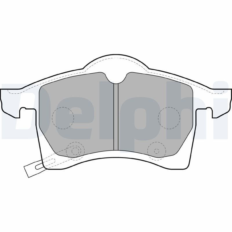 Brake Pad Set, disc brake   Vorderachse|WVA:23057, 23057 2|2-5 munkanapos szállítás 13:30-ig rendelve 2024.12