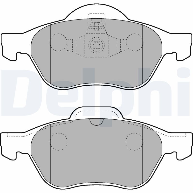 Brake Pad Set, disc brake   Vorderachse|WVA:23215, 23215 2|2-5 munkanapos szállítás 13:30-ig rendelve 2024.12