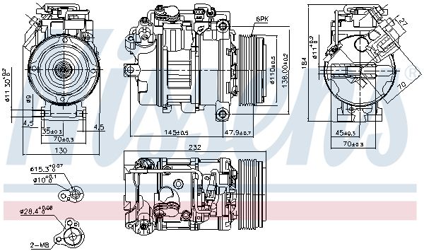 AC-KOMPRESSOR 6SBU14C|1 munkanapos beszerzés 2024.12