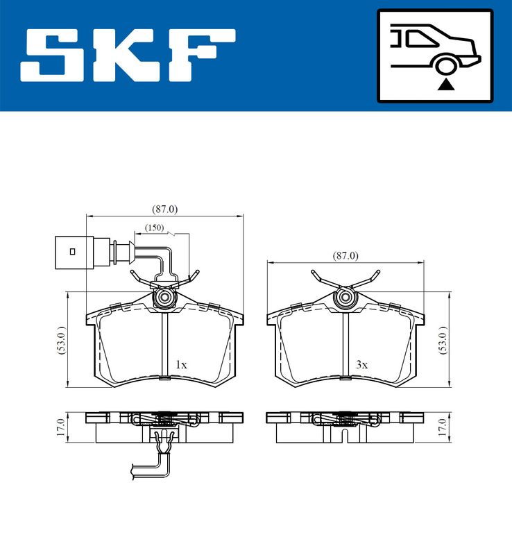 BRAKE PADS KIT|24-05