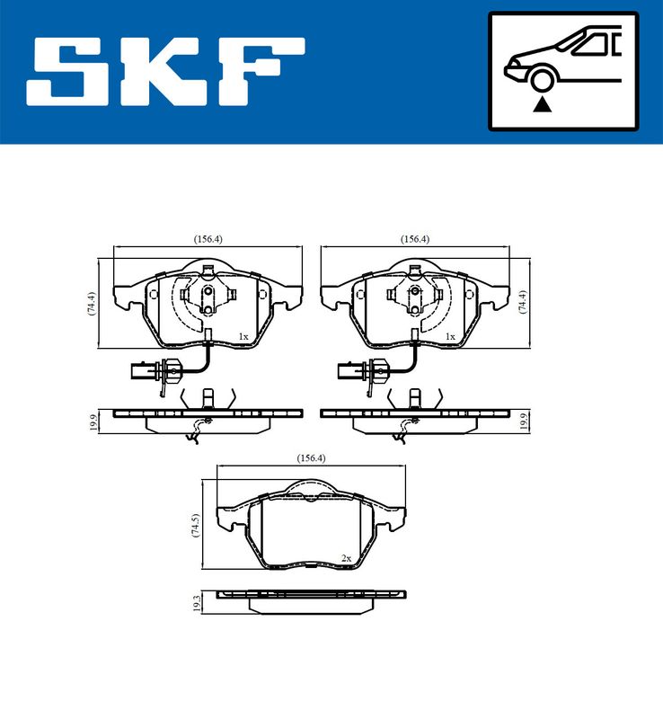 BRAKE PADS KIT|24-05