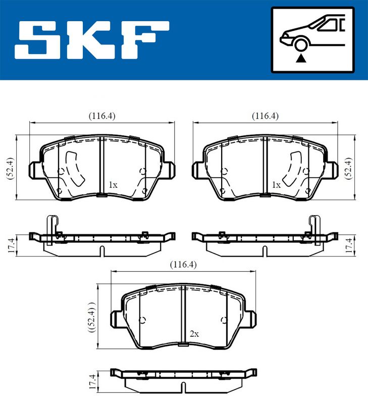 BRAKE PADS KIT|24-05