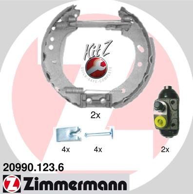 Brake Shoe Set Kit Z  38mm|mit Radbremszylinder, Fot|2-5 munkanapos szállítás 13:30-ig rendelve 2024.12