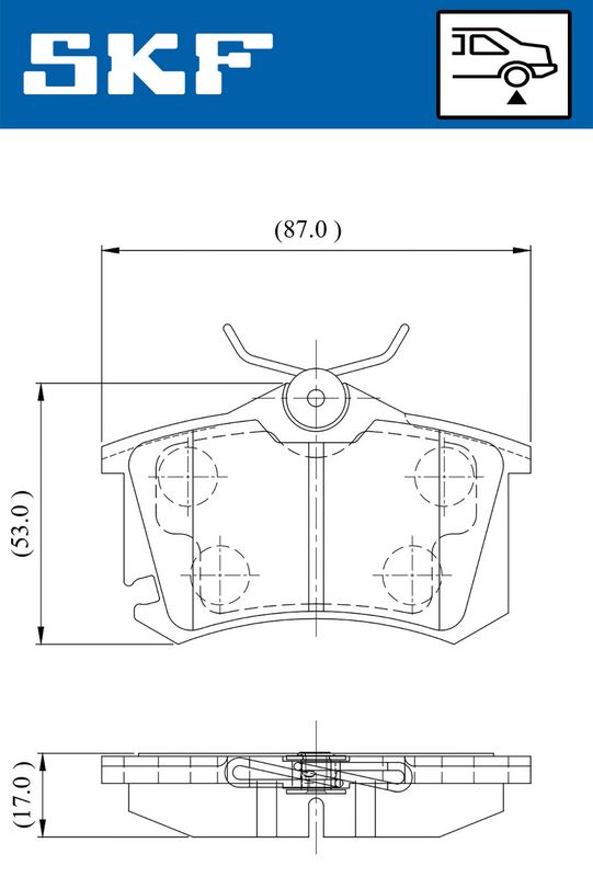 BRAKE PADS KIT|24-05