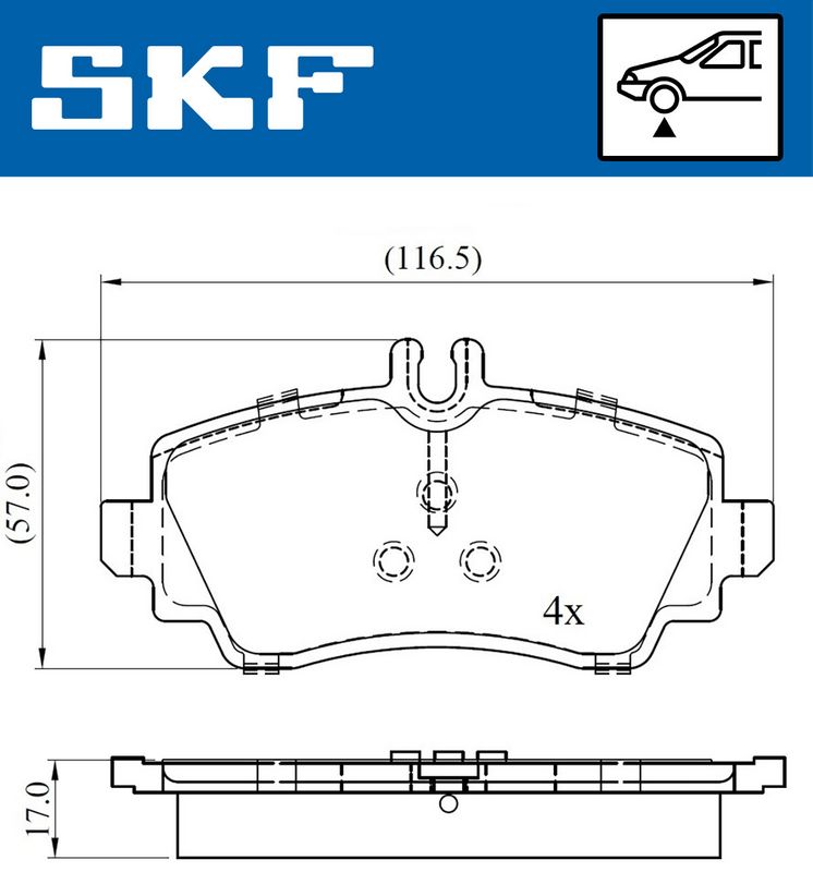 BRAKE PADS KIT|24-05