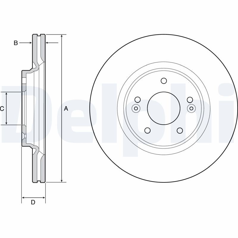 Brake Disc  HYUNDAI KONA I30 KIA CEED SOUL Vorderachse|AußenO-305mm|2-5 munkanapos szállítás 13:30-ig rendelve 2024.12